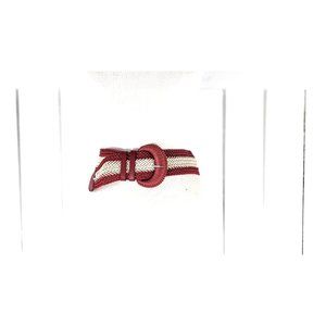 90s vintage wide striped braided cotton chord boho rope belt